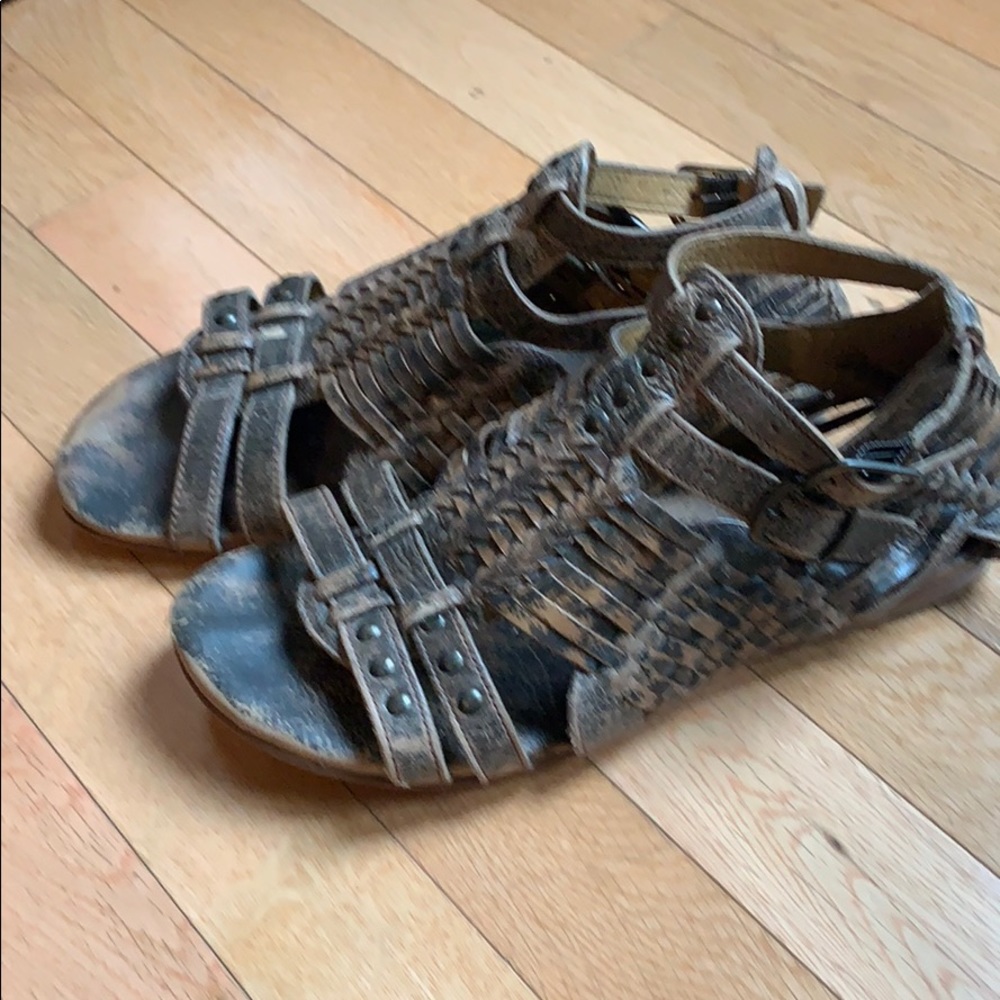 Bed Stu Distressed Sandals